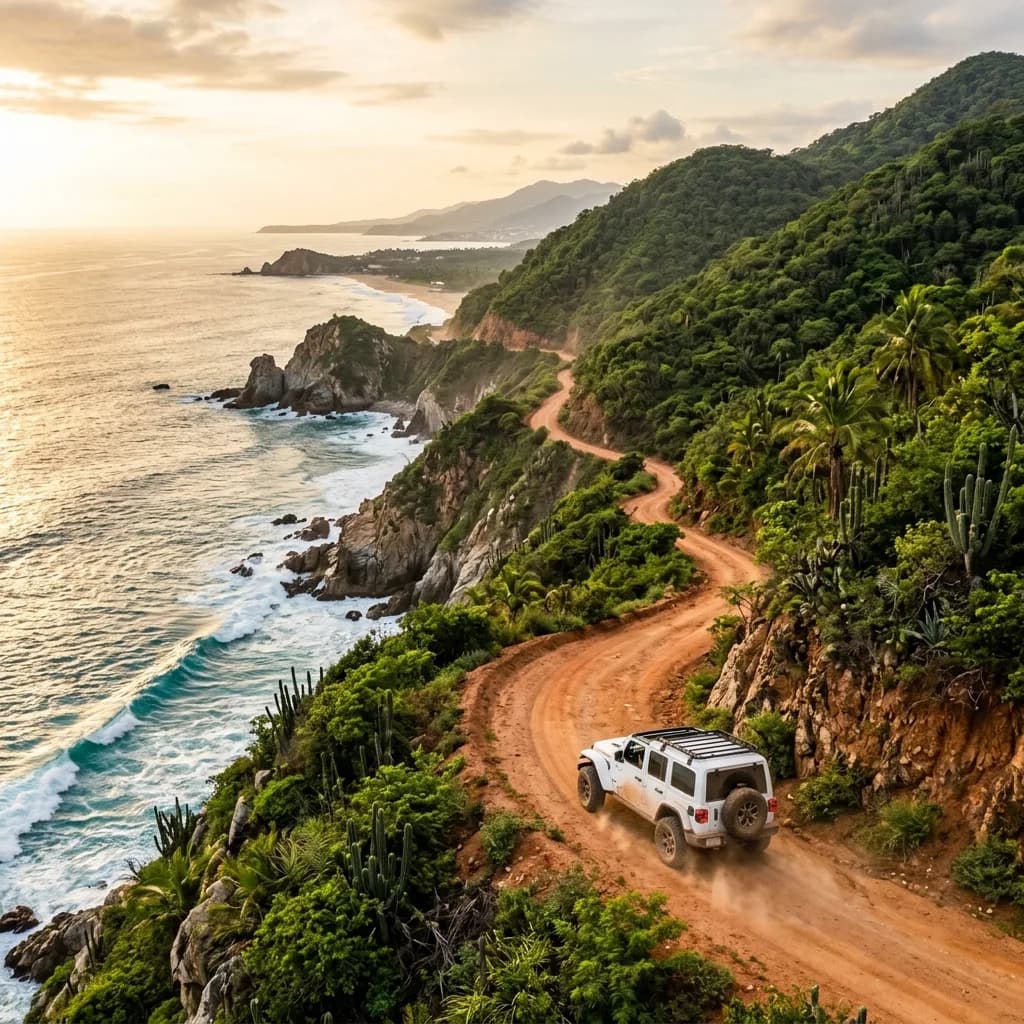 Jeep 4x4 y cuatrimoto en Puerto Escondido: 7 escapadas reales 2026 | KORU
